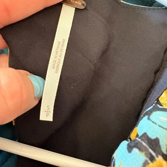 Free People Floral Blouse - Yellow and Pink - Picture 4 of 4